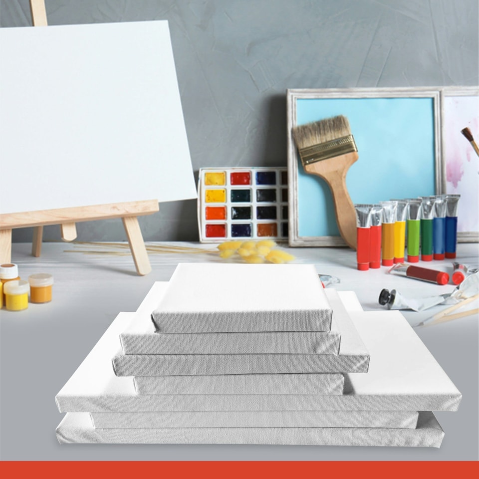 image 1 of 15x30cm Stretched Mini Canvas 280gsm