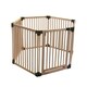 image 4 of Bettacare Wooden Dog Pen, Hexagon, 6 x 80cm, Natural Wood, 76cm High, Dog Pen for Pets Dogs and Puppy, Dog Playpen Cream