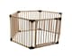 image 4 of Bettacare Wooden Dog Pen, Hexagon, 6 x 80cm, Natural Wood, 76cm High, Dog Pen for Pets Dogs and Puppy, Dog Playpen | Cream | Not provided | 1
