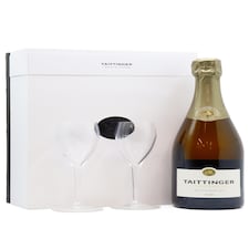 Taittinger - Brut Reserve 2016 Champagne Glass Pack