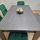 image 9 of Dining Table Set with 4 Chairs and a Bench Dining Room and Kitchen table set of 4 Grey