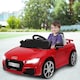 image 4 of COSTWAY 12V Children's car Licensed Audi TTRS Red