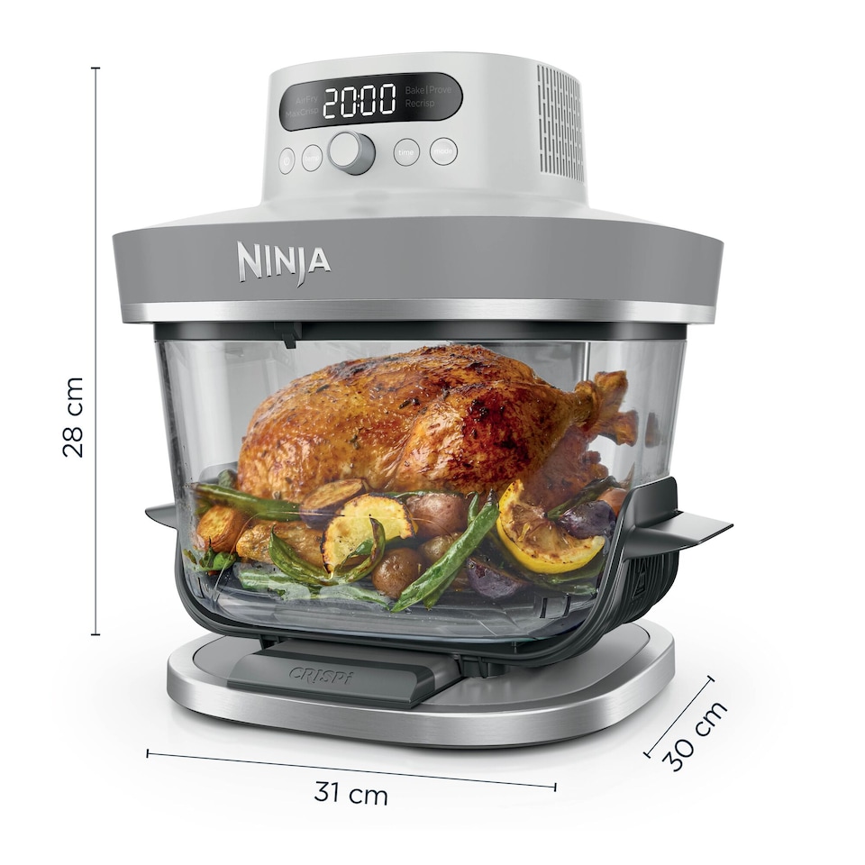 image 1 of Ninja AS090UKWH 5 in 1 Glass Air Fryer Crispi Pro 5.7L White