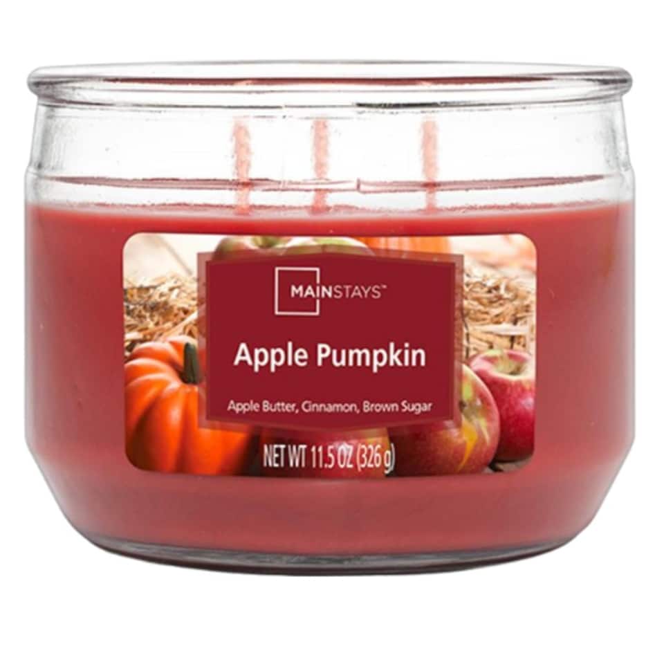 image 1 of Mainstays Apple Pumpkin Scented Candle 11.5oz (326g)