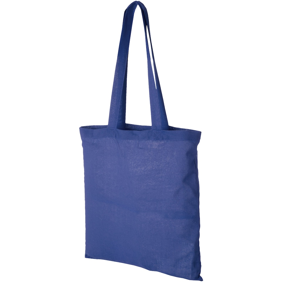 Bullet Madras Cotton Tote - Royal Blue - 38 x 42cm Blue