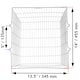 image 2 of SPARES2GO Universal Zinc Coated Terminal Guard Square Deep Boiler Flue Cage (11'' x 10'' x 10.5'')