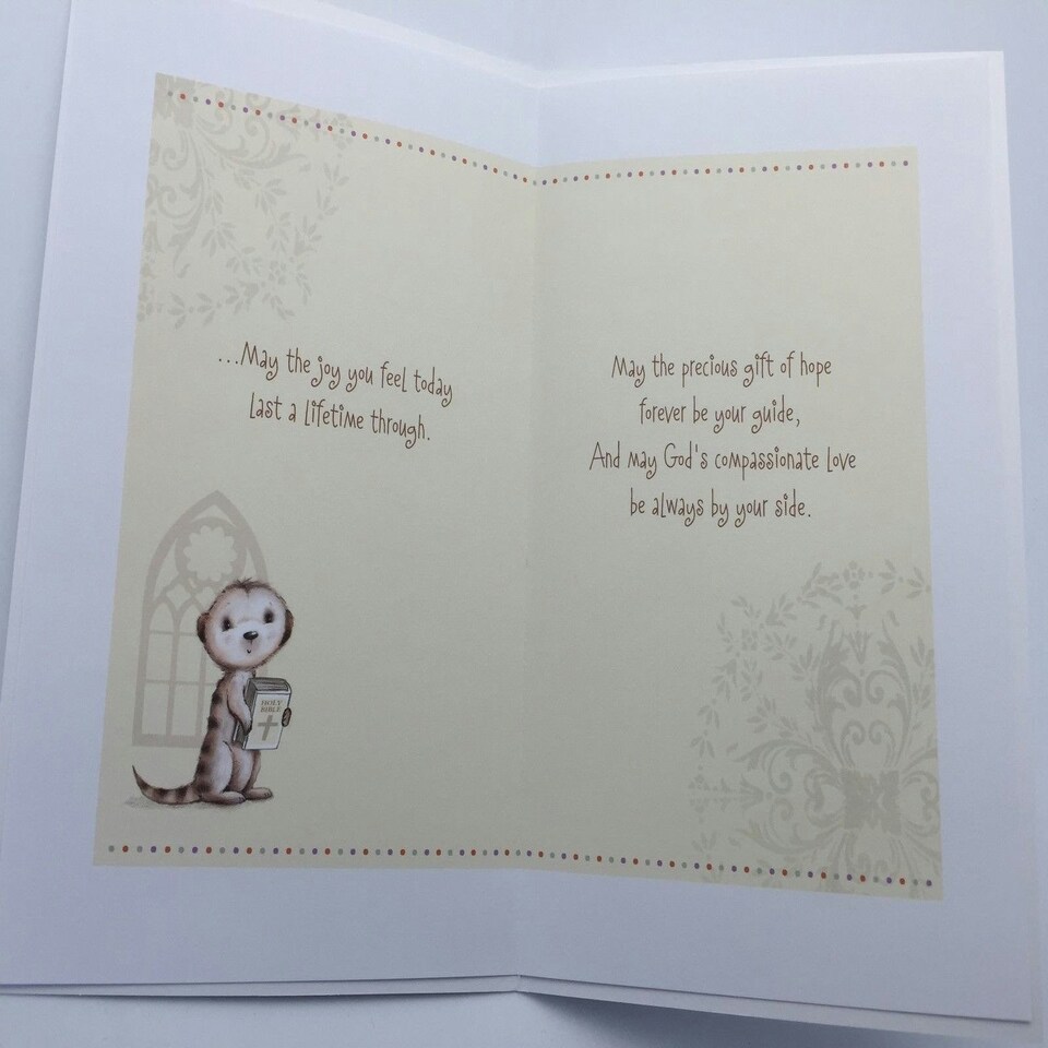 image 1 of With Love On Your Christening Day Christening Card