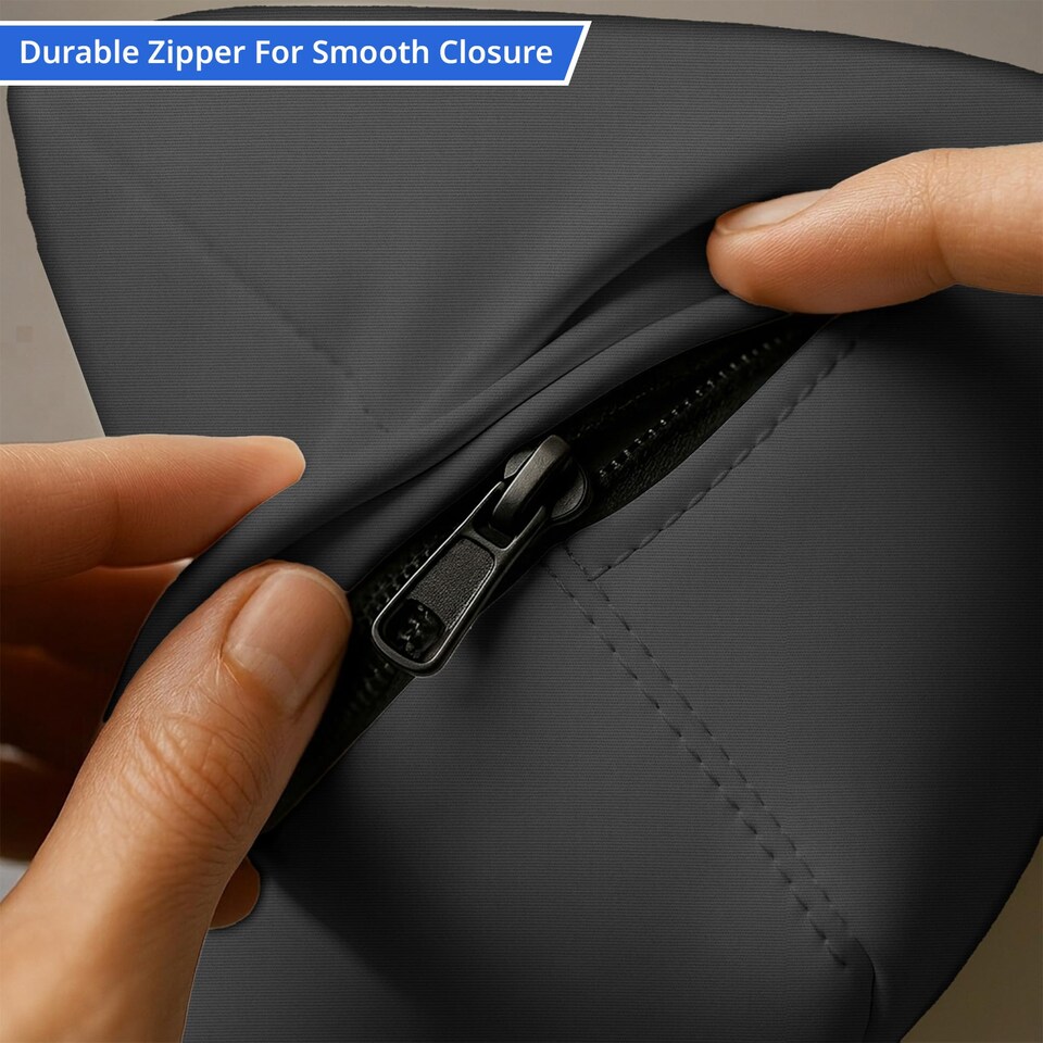 image 1 of Covers&All Sunbrella Lumbar Pillows Set of 2, Rectangle 12 in x 24 in, Canvas Black