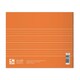 image 4 of Rhino 6 x 8" 32 Page Orange Wide Lined Handwriting Book