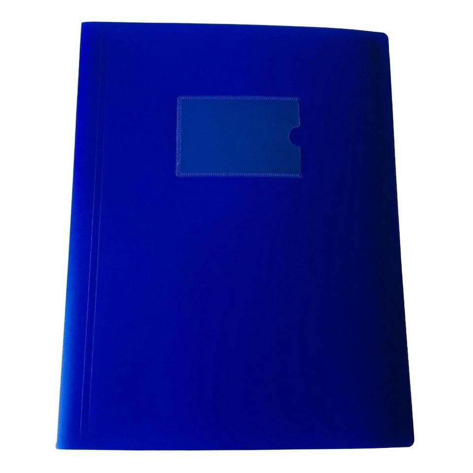 image 1 of A4 Blue Flexible Cover 60 Pocket Display Book