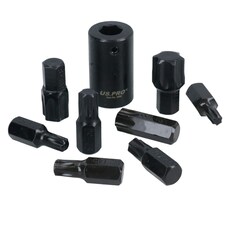 Jeu De 6 Embouts Torx Stubby Impact 1/2" - T55 à T100 Pour Cliquet Et Clé à Choc