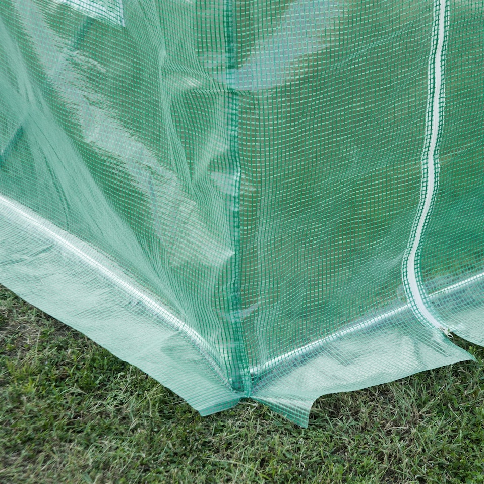 image 1 of Outsunny 3 x 2 x 2m Greenhouse Replacement Cover ONLY for Tunnel Greenhouse