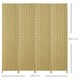 image 7 of HOMCOM 4 Panel Folding Room Dividers for Wall, Privacy Screen Panels, Brown Brown | 4 panels