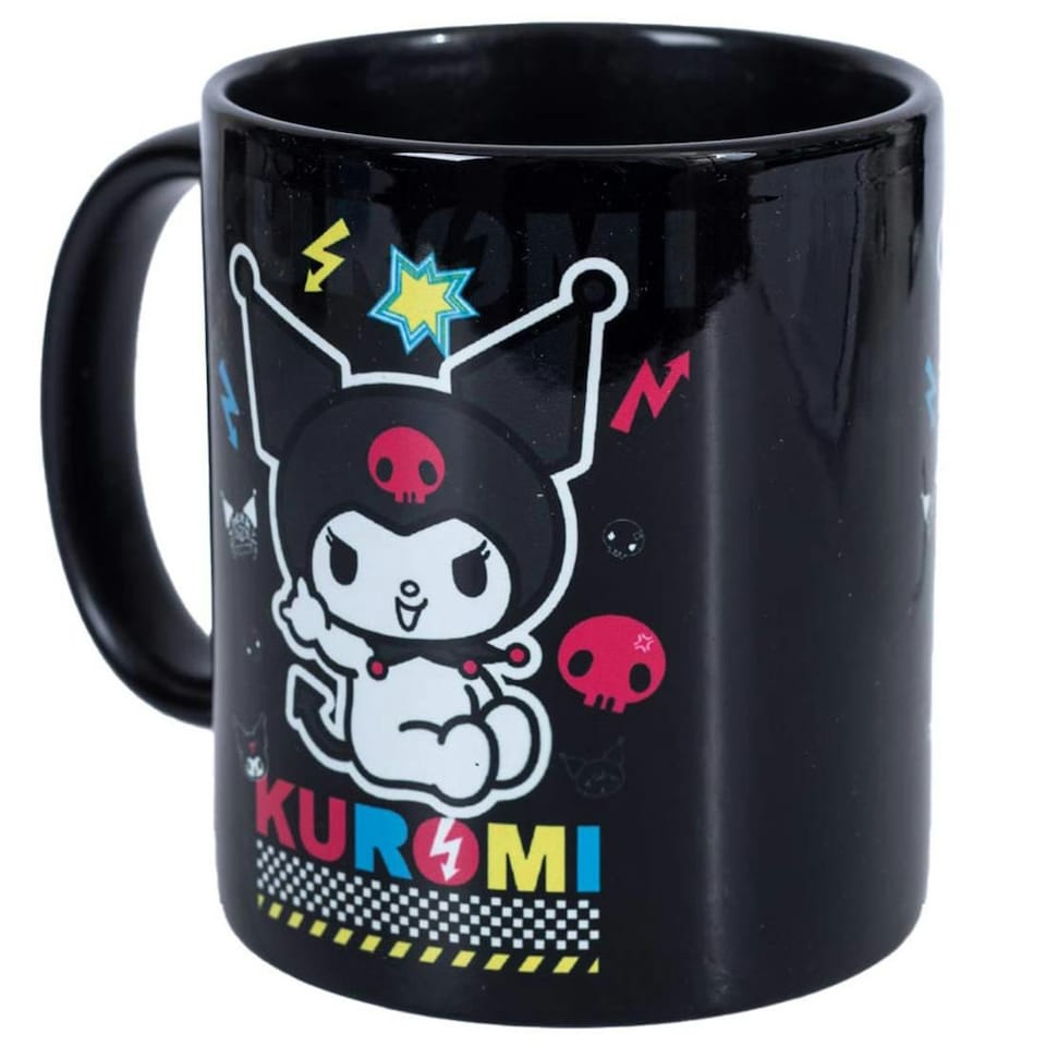 image 1 of Sanrio CMYK Kuromi Mug - Black - One Size