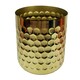 image 1 of Honeycomb Metal Planter - Gold - 18cm x 15.5cm Gold