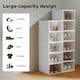 image 3 of Levede Shoe Box Foldable Home Shoe Shelf Ventilated Storage Organizer 6 Pcs