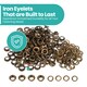 image 7 of 10mm Eyelets with Washers Durable Iron Grommets for DIY Project-100pcs