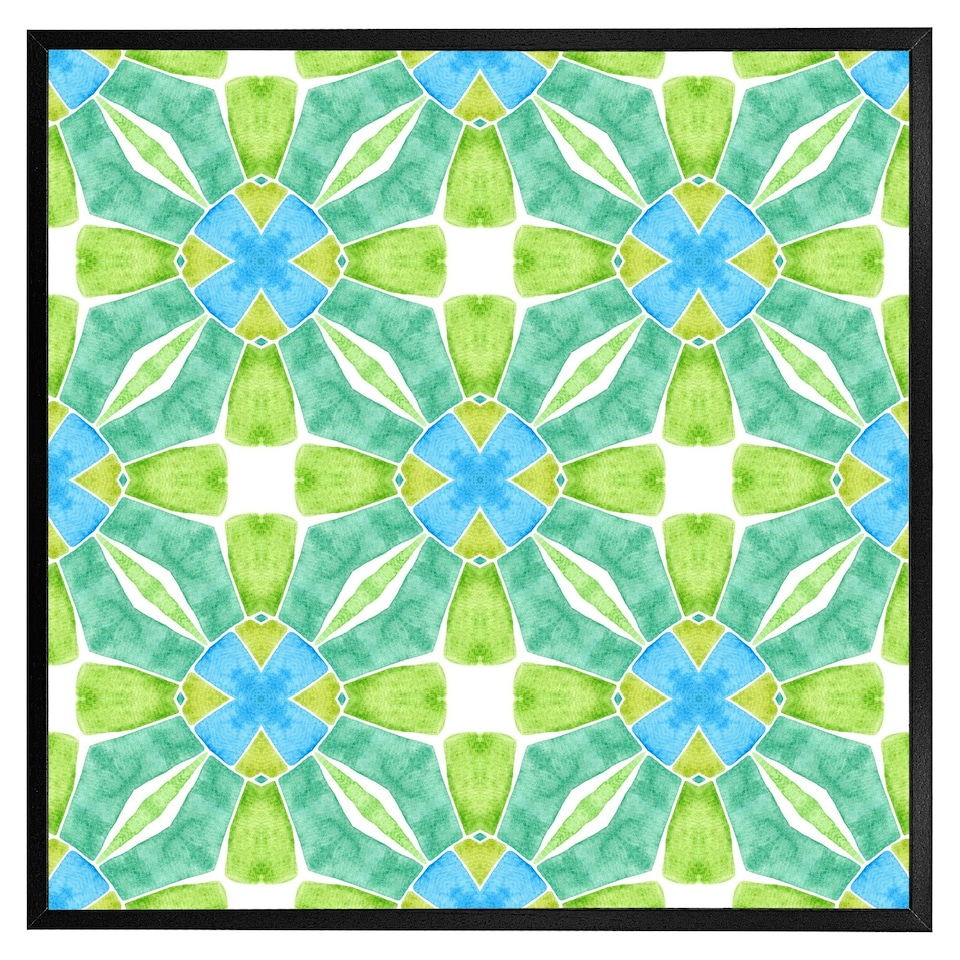 image 1 of Green optimal boho chic (Picutre Frame) Brown | Oak | M
