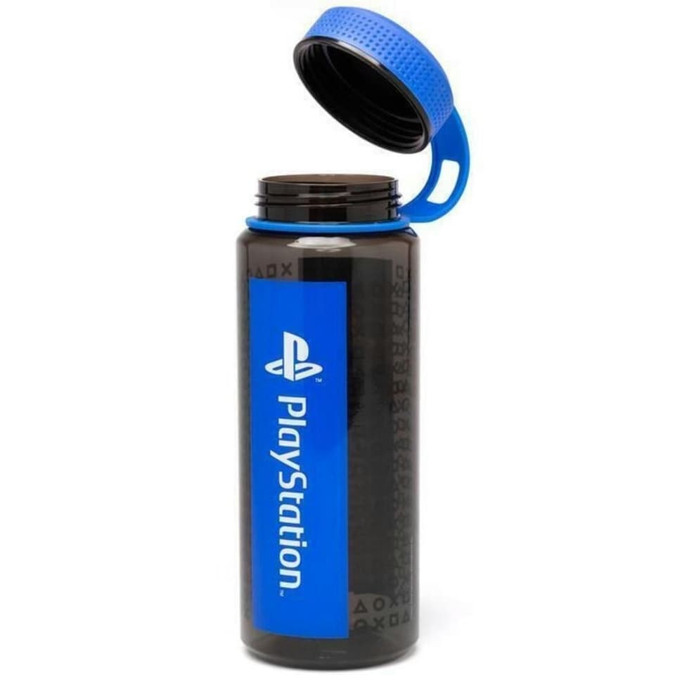image 1 of Playstation Logo Water Bottle - Black - One Size