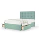 image 1 of Neptune Spring Duckegg Plush Velvet 2 Drawer Divan Set And Pearl Headboard Super King