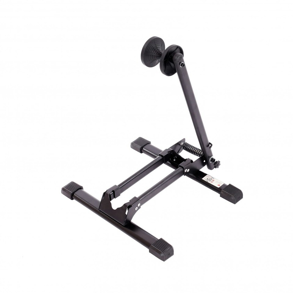 image 1 of Oypla Folding Bike Bicycle Floor Parking Stand Rack Holder
