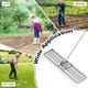 image 6 of COSTWAY Lawn Leveling Rake Lawn Tool Silver