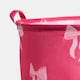 image 4 of OHS Kids Bows Print Laundry Basket Clothes Storage Toy Organiser | Pink