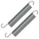 image 1 of SPARES2GO Door Spring Hinge Tension Support for Beko Dishwasher (2 x Springs, 120mm)