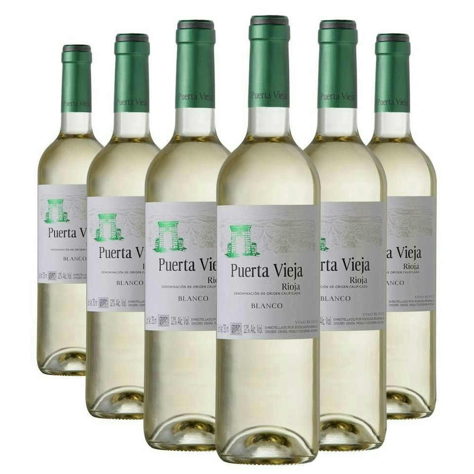 Case of 6 Puerta Vieja Rioja Blanco 75cl White Wine