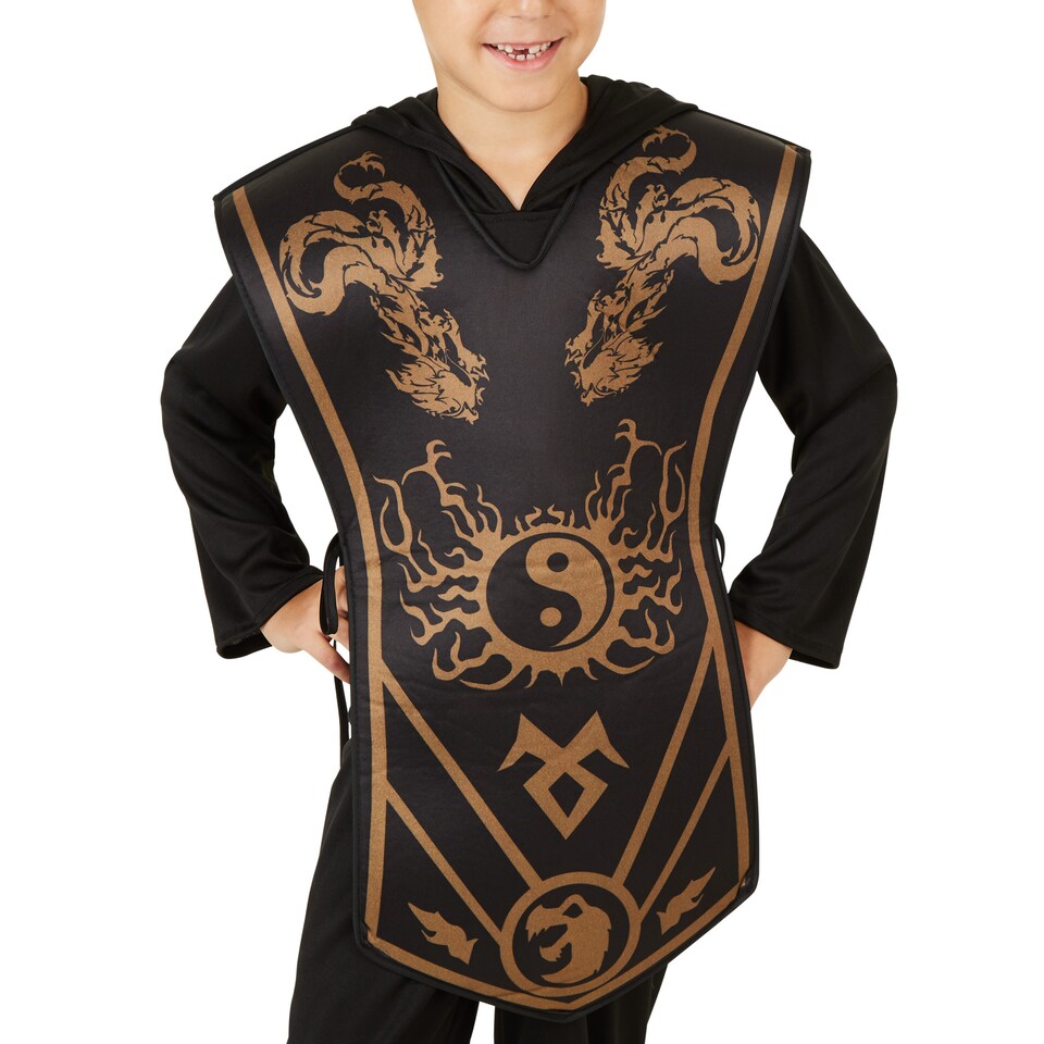 image 1 of Boys Ninja Costume | Black | black | 11-12 years | 1
