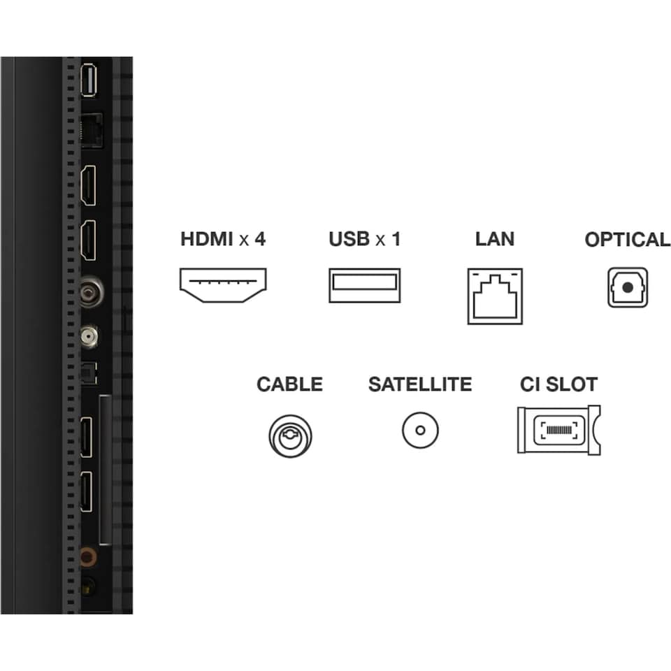image 1 of TCL 50Q6C 50 Inch Q6C 4K QLED Mini-LED Smart Google TV with Dolby Atmos - Free 2 Year Warranty