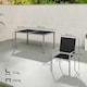 image 7 of Outsunny 7 Piece Garden Dining Set, Steel Outdoor Table and Chairs