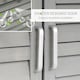 image 3 of Outsunny Garden Storage Shed Solid Fir Wood Garage Organisation Grey
