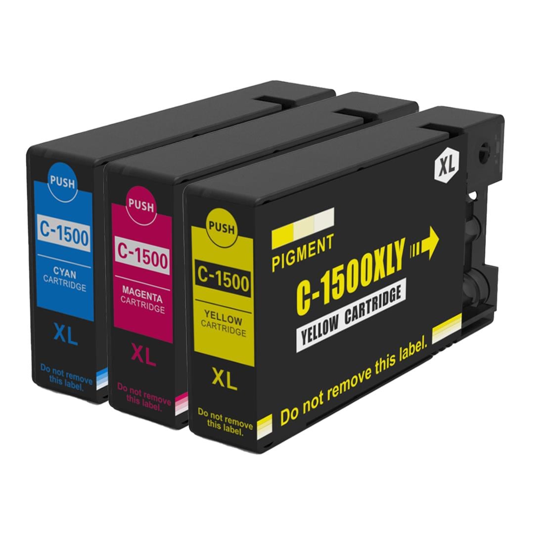 1 Compatible Set of 3 C/M/Y Canon PGI-1500XL Printer Ink Cartridges (Colour Set)