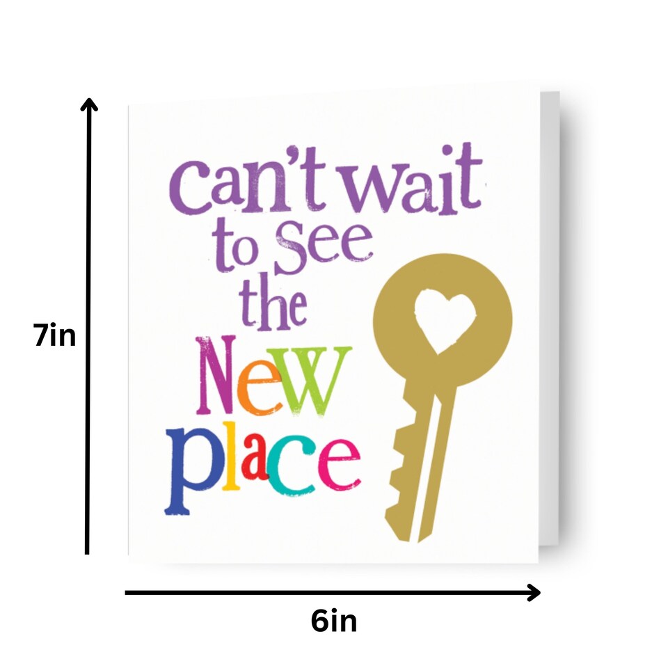 image 1 of Brightside 'Can't Wait To See The New Place' New Home Card
