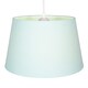image 2 of Traditional 30cm Duck Egg Linen Fabric Drum Table-Pendant Lampshade 60w Maximum | Blue