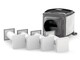 image 1 of Dryzone Positive Input & Passive Ventilation Kit for Condensation, Loft Cube PIV Unit with Heater, 4 Passive Telescopic Wall Vents