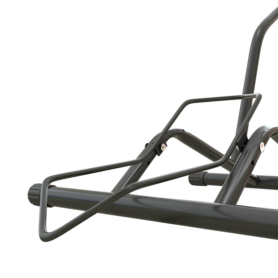 image 1 of SPORTNOW Bike Stand Bicycle Storage Rack for Indoor Garages Flat Use