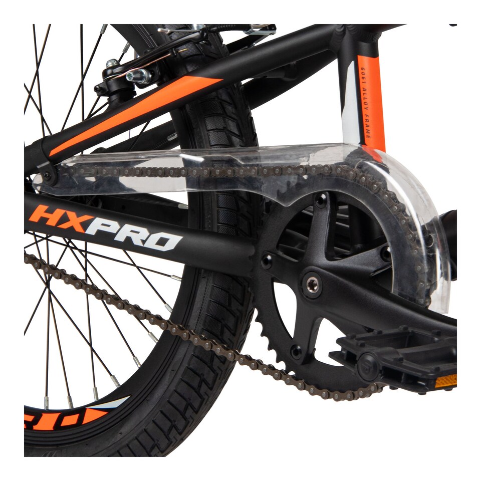 image 1 of HUFFY HX Pro Racer 20-inch Aluminum BMX Race Bike - Black/Orange (53005W)