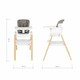 image 5 of Tutti Bambini Nova Birth to 12 Years Complete Highchair Package - White/Oak