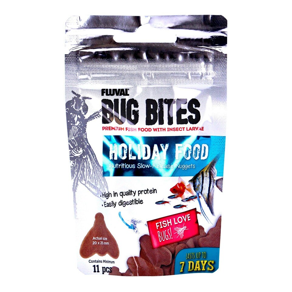 image 1 of Fluval Bug Bites Holiday/Weekend Feeder 20g N/A