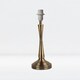 image 2 of First Choice Lighting Set of 2 Antique Brass Stick Table Lamp Bases with Stem Detail Bronze