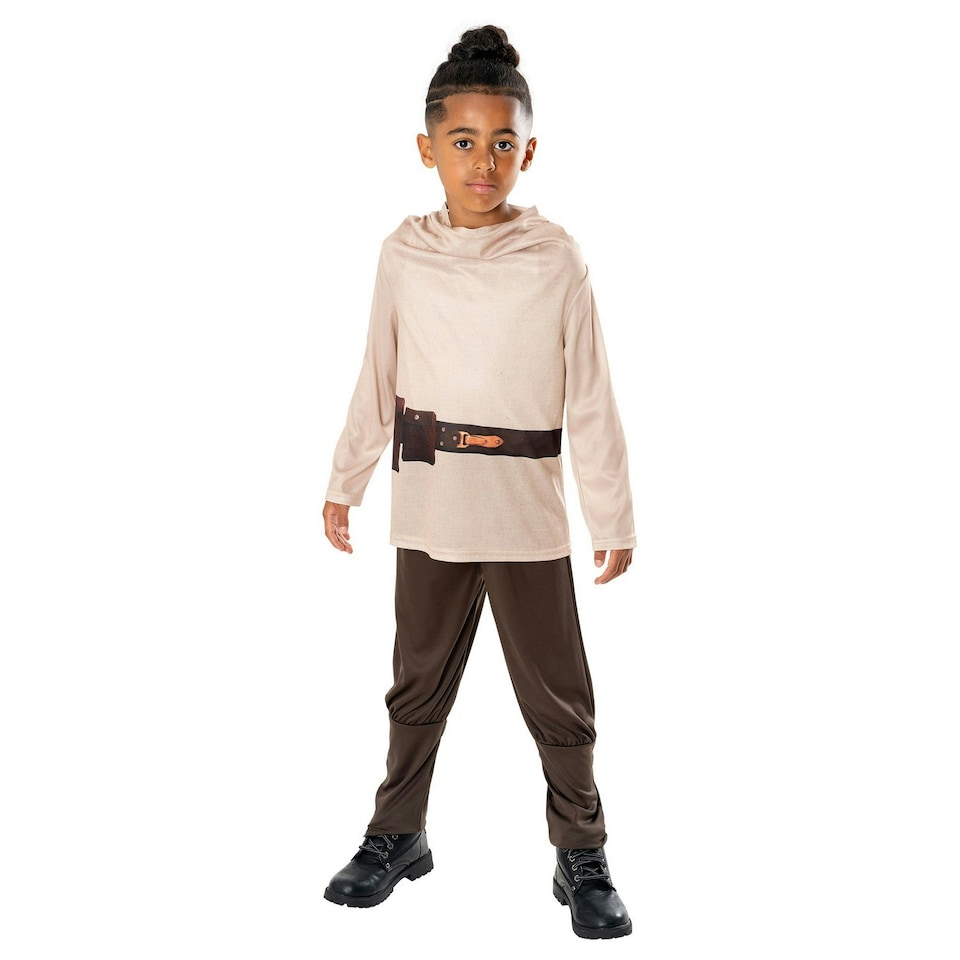 Star Wars: Obi-Wan Kenobi Childrens/Kids Costume - Brown/Cream - 5-6 Years Brown | 5