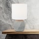 image 4 of Set of 2 Wilson - Concrete Lamps | Grey | White | Medium | 2