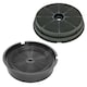 image 1 of SPARES2GO Carbon Charcoal Filter for Belling Cooker Hood CARBFILT1 x 2