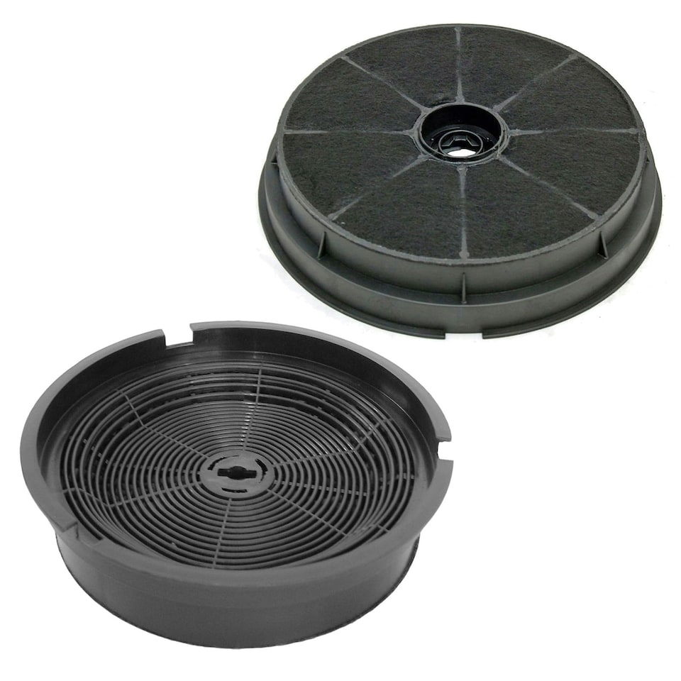image 1 of SPARES2GO Carbon Charcoal Filter for Belling Cooker Hood CARBFILT1 x 2