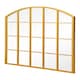 image 4 of The Arcus - Gold Framed Arched Window Leaner/Wall Mirror 39" X 39" (100x100CM) Suitable for Inside and Outside! Gold
