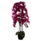 image 1 of Giant Purple Orchid Plant Artificial 189 flowers REAL TOUCH Botanik