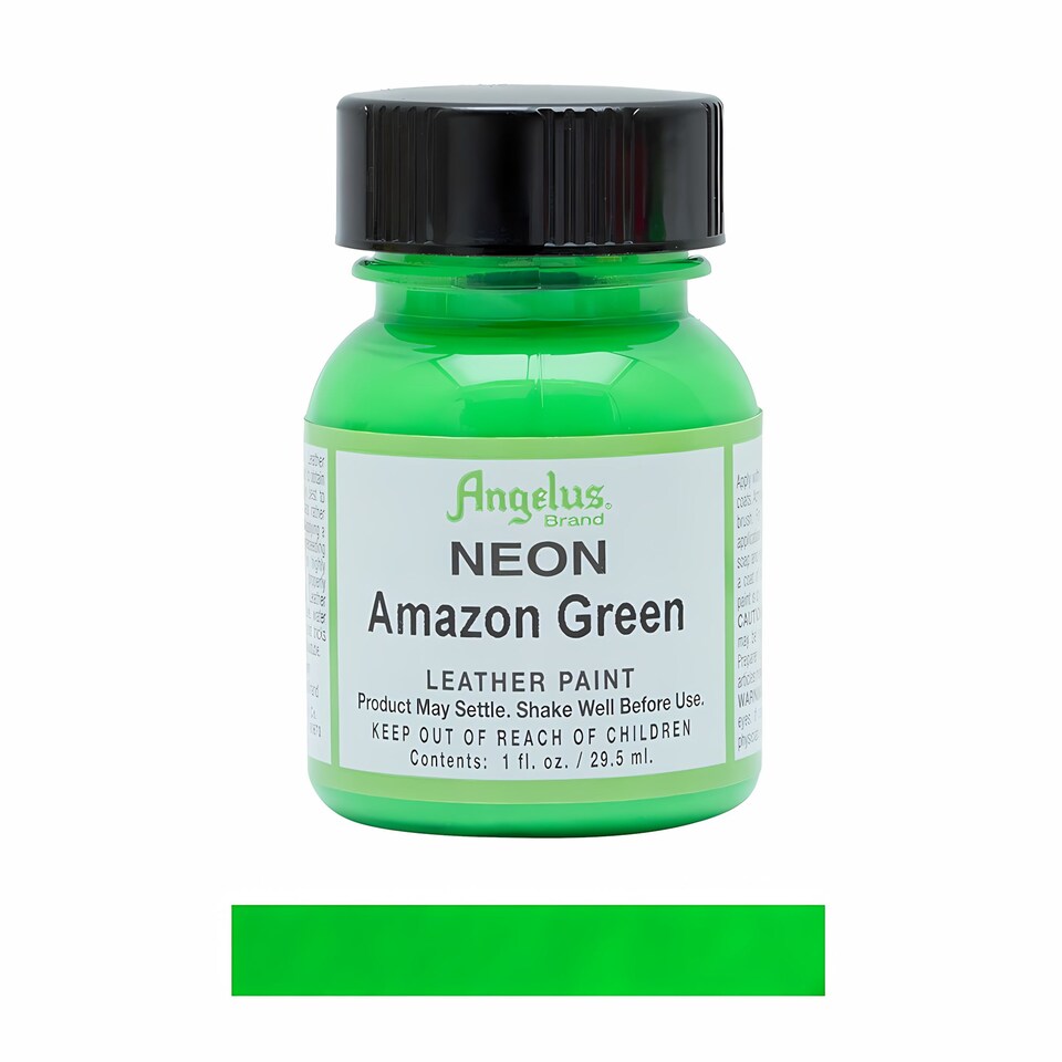 image 1 of Angelus Neon Leather Paint for Sneaker Customs and Shoes 1oz