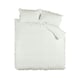 image 9 of Seersucker Frill Duvet Cover Set | White